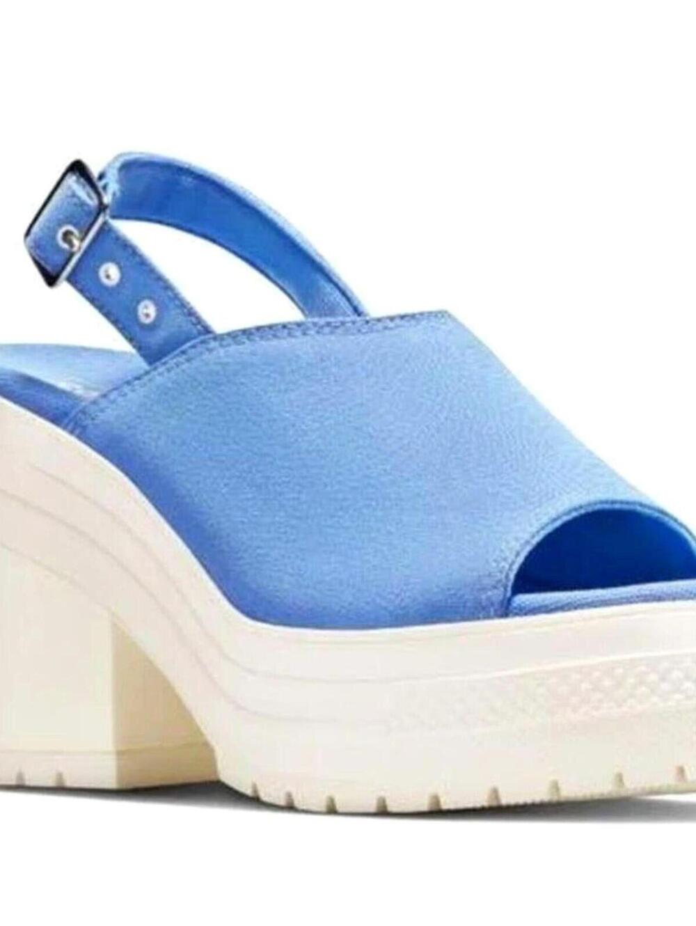 Converse Chuck 70 DeLuxe Platform Sandal 'Open Sky Blue' A13810F Women's 9 | NEW